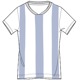 Fashion sewing patterns for MEN T-Shirts Football T-shirt 7532